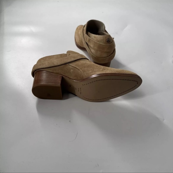 Rag & Bone Tan Suede Leather Ankle Boots Booties Women's Size 36.5/6.5 - Picture 7 of 7